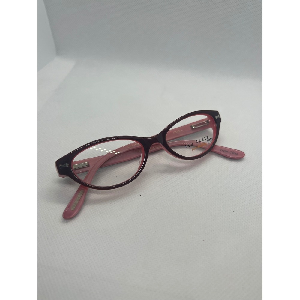 Ted Baker London Kids Bow Road B906 BUR Burgundy Glasses Frames 44/14